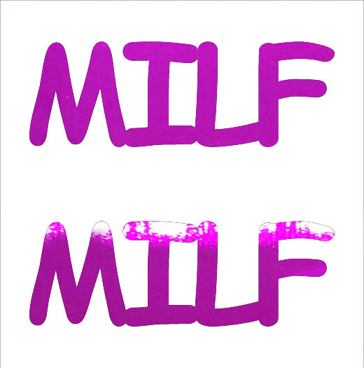 Custom-Buzz Word - MILF Fuchsia