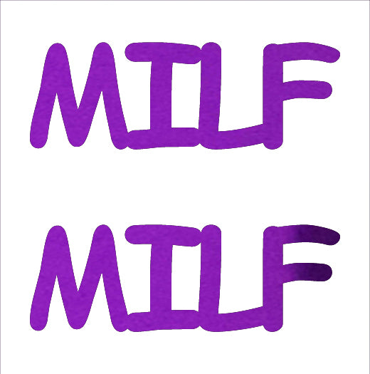 Custom-Buzz Word - MILF Purple