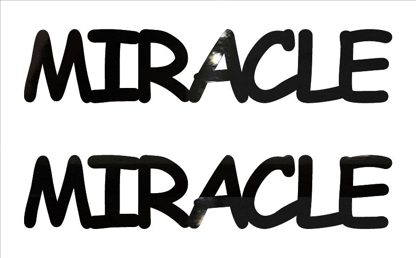 Custom-Buzz Word - MIRACLE Black