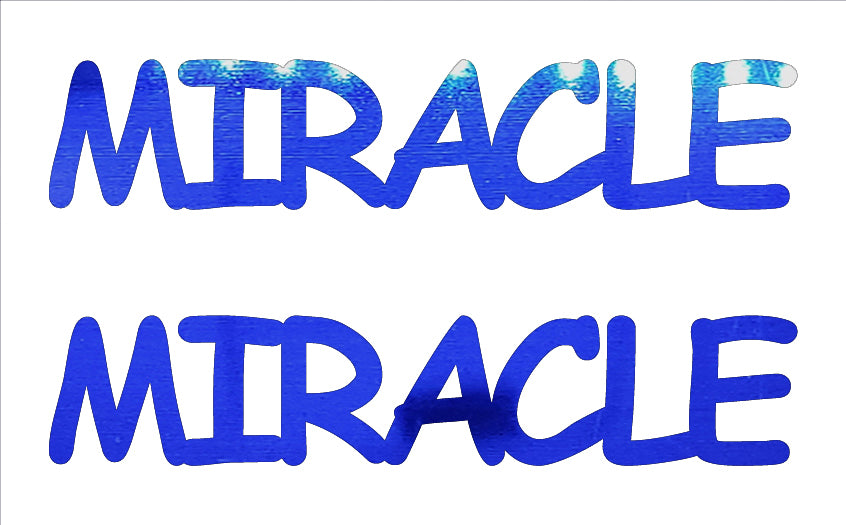 Custom-Buzz Word - MIRACLE Blue Royal