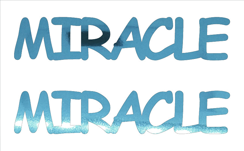 Custom-Buzz Word - MIRACLE Blue Sky