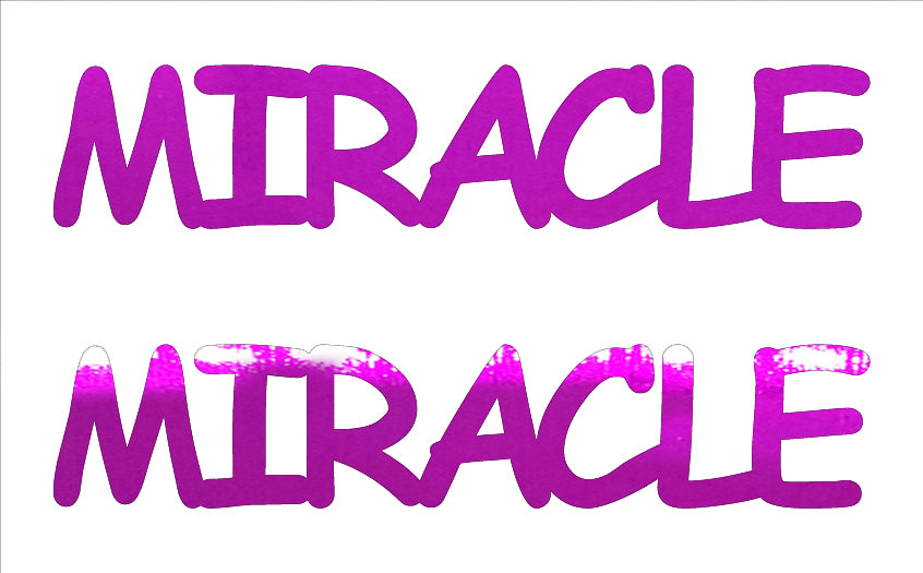 Custom-Buzz Word - MIRACLE Fuchsia