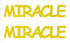 Custom-Buzz Word - MIRACLE Yellow Paper