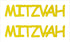 Custom-Buzz Word - MITZVAH Yellow Paper