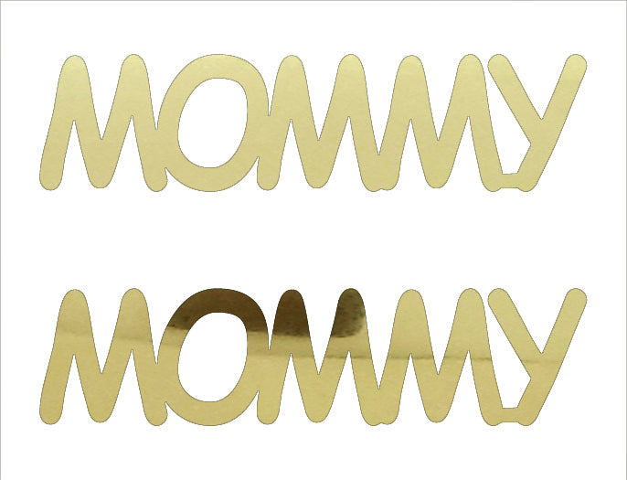 Custom-Buzz Word - MOMMY Gold