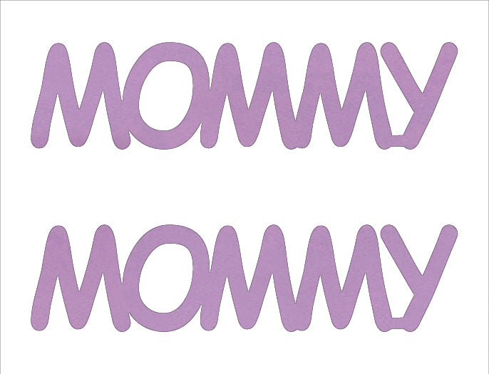 Custom-Buzz Word - MOMMY Pink