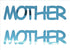 Custom-Buzz Word - MOTHER Blue Sky