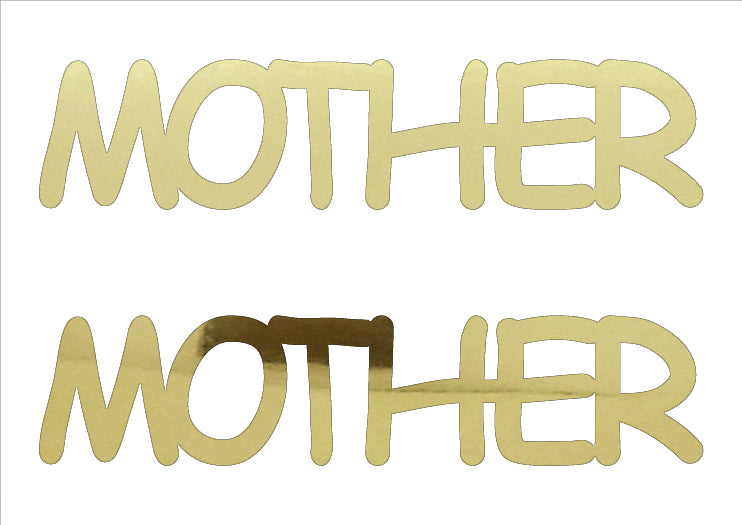 Custom-Buzz Word - MOTHER Gold