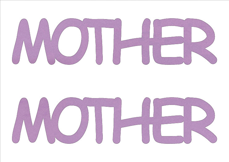 Custom-Buzz Word - MOTHER Pink