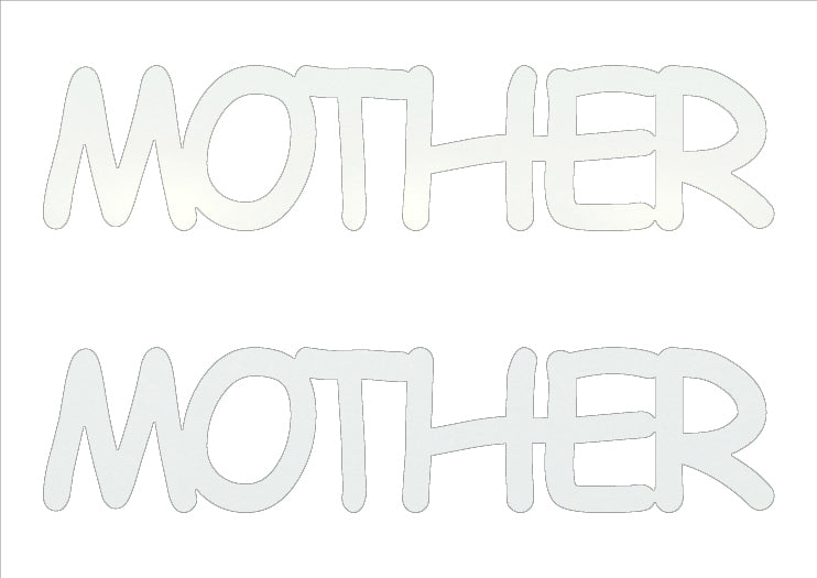 Custom-Buzz Word - MOTHER White