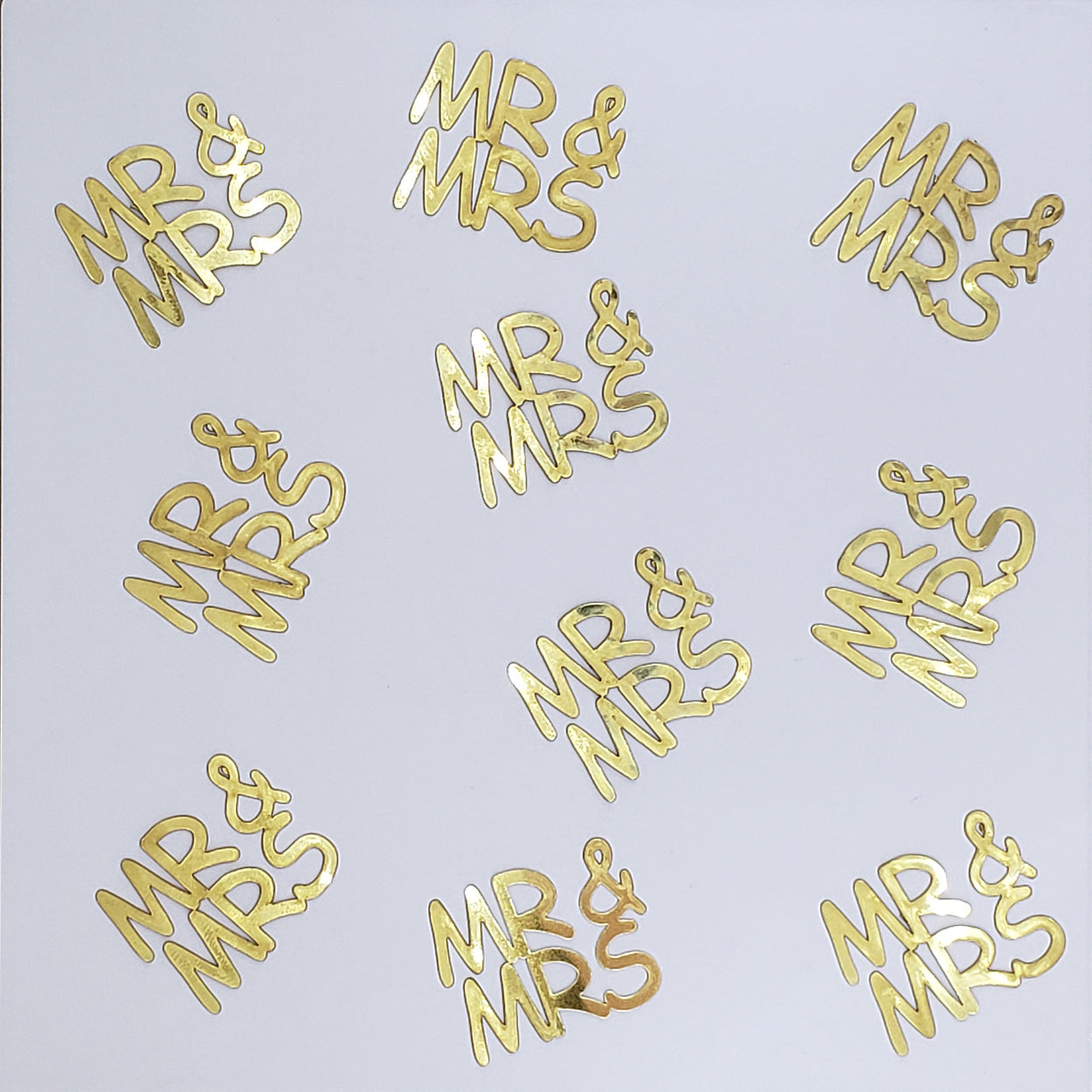 Custom-Buzz Word - MR & MRS Gold