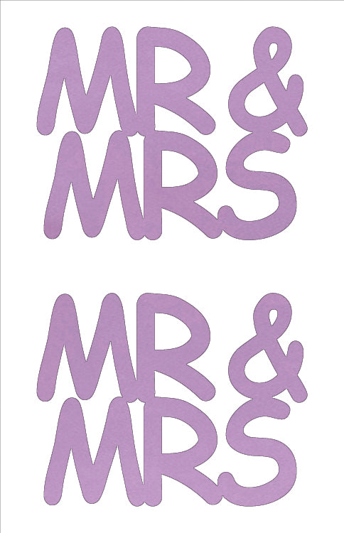 Custom-Buzz Word - MR & MRS Pink