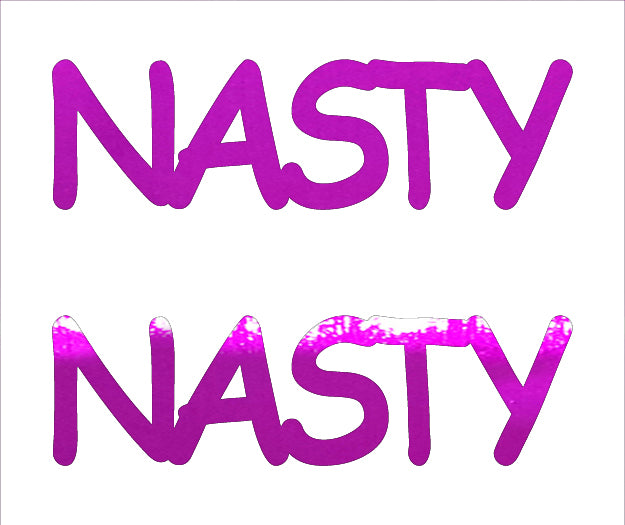 Custom-Buzz Word - NASTY Fuchsia