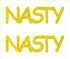 Custom-Buzz Word - NASTY Yellow Paper