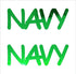 Custom-Buzz Word - NAVY Green