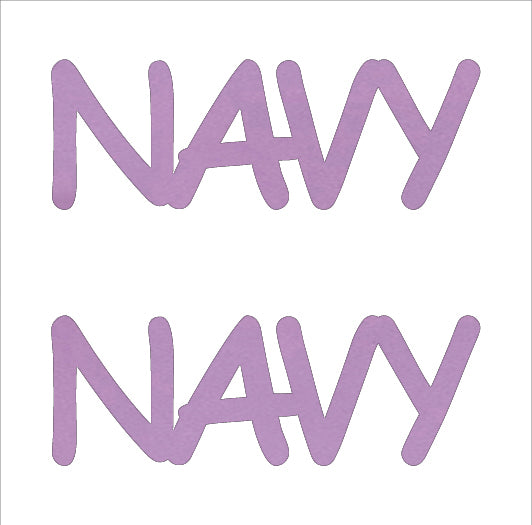 Custom-Buzz Word - NAVY Pink