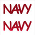 Custom-Buzz Word - NAVY Red