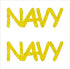 Custom-Buzz Word - NAVY Yellow Paper