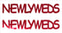 Custom-Buzz Word - NEWLYWEDS Red