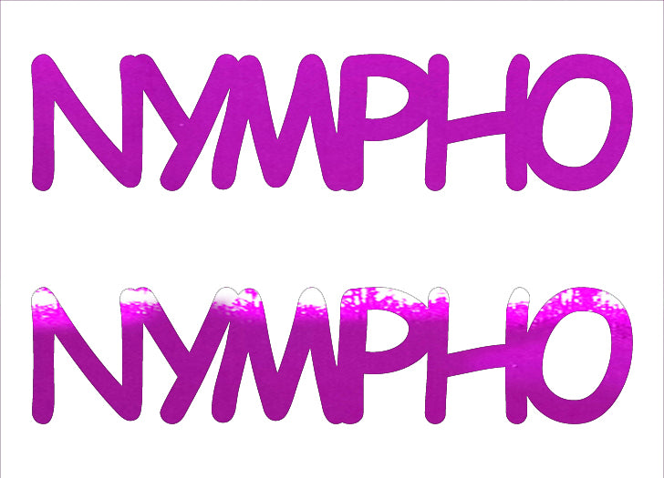 Custom-Buzz Word - NYMPHO Fuchsia