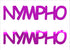 Custom-Buzz Word - NYMPHO Fuchsia