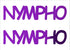 Custom-Buzz Word - NYMPHO Purple