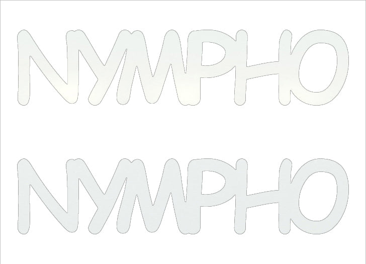 Custom-Buzz Word - NYMPHO White