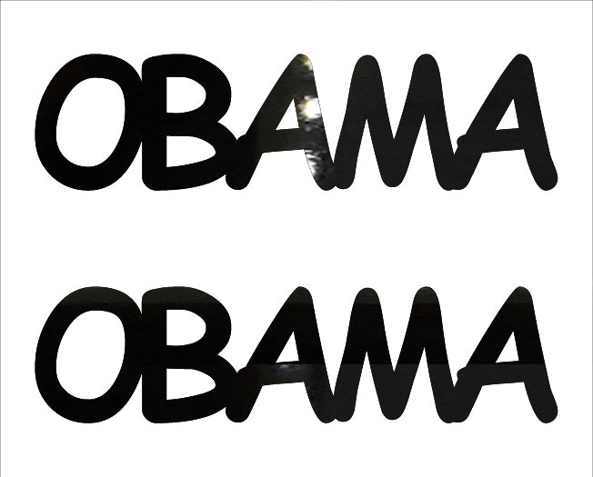 Custom-Buzz Word - OBAMA Black