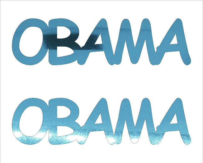 Custom-Buzz Word - OBAMA Blue Sky