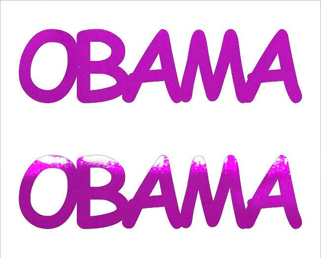 Custom-Buzz Word - OBAMA Fuchsia