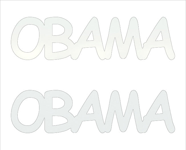 Custom-Buzz Word - OBAMA White