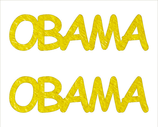 Custom-Buzz Word - OBAMA Yellow Paper