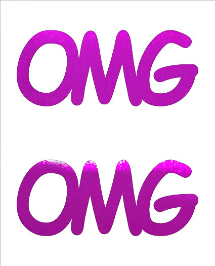 Custom-Buzz Word - OMG Fuchsia