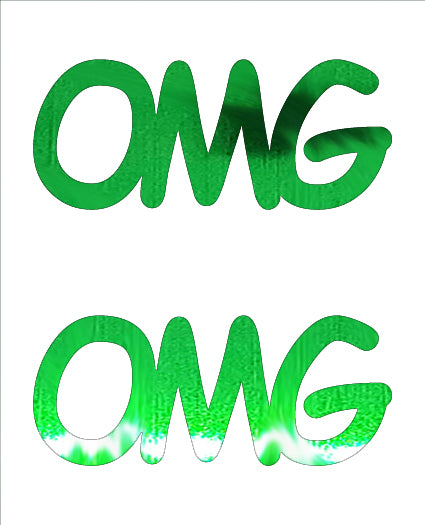 Custom-Buzz Word - OMG Green