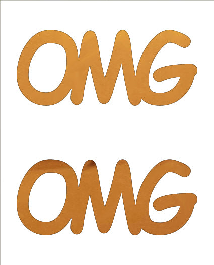 Custom-Buzz Word - OMG Orange