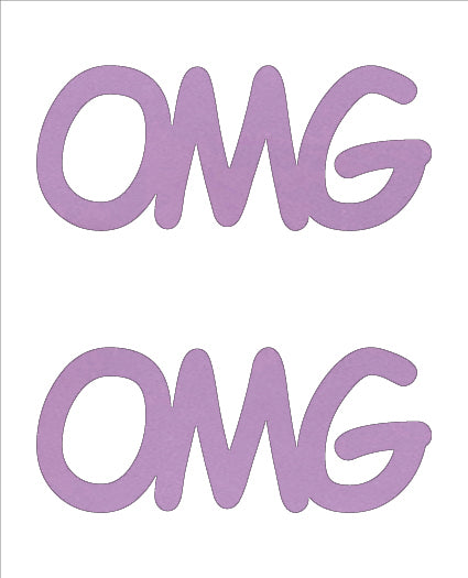 Custom-Buzz Word - OMG Pink