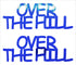 Custom-Buzz Word - OVER THE HILL Blue Royal