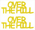 Custom-Buzz Word - OVER THE HILL Yellow Paper