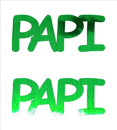 Custom-Buzz Word - PAPI Green