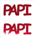 Custom-Buzz Word - PAPI Red