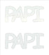 Custom-Buzz Word - PAPI White