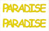 Custom-Buzz Word - PARADISE Yellow Paper