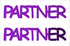 Custom-Buzz Word - PARTNER Purple