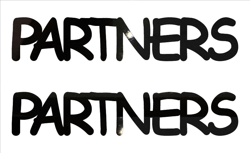 Custom-Buzz Word - PARTNERS Black