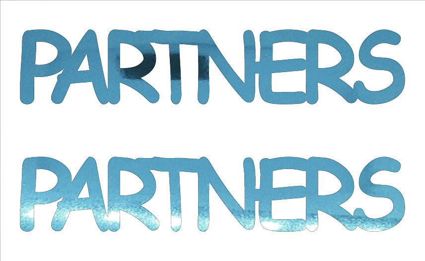 Custom-Buzz Word - PARTNERS Blue Sky