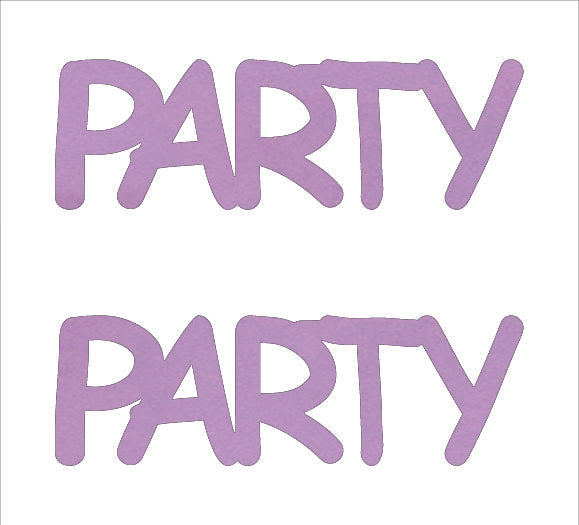 Custom-Buzz Word - PARTY Pink