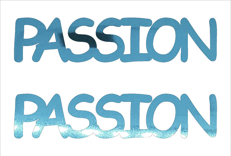 Custom-Buzz Word - PASSION Blue Sky