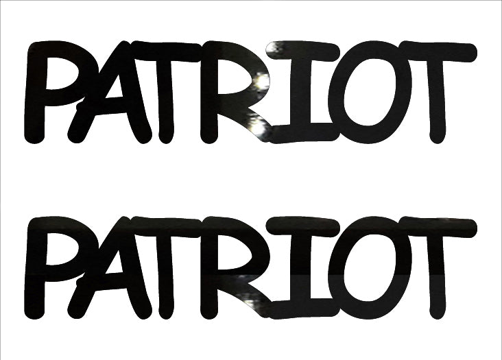 Custom-Buzz Word - PATRIOT Black