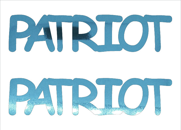 Custom-Buzz Word - PATRIOT Blue Sky