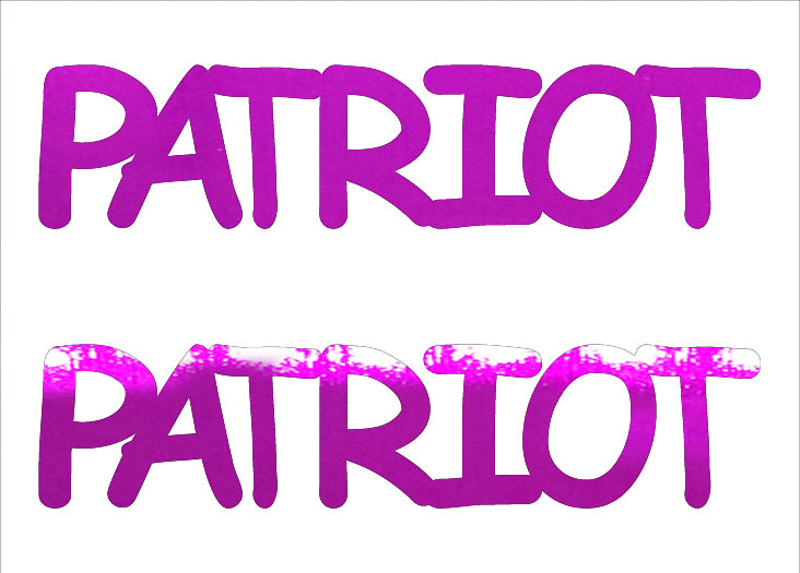 Custom-Buzz Word - PATRIOT Fuchsia